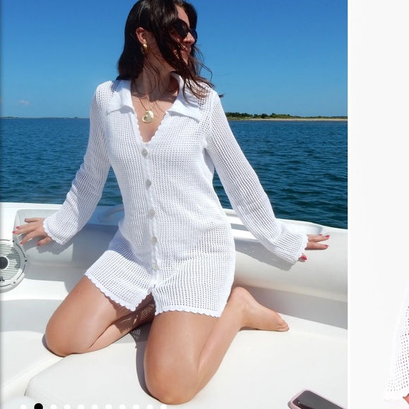 Show Me Your MuMu White Swim Coverup - Picture 4 of 6